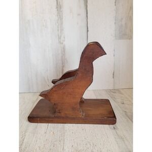 Vintage wooden duck napkin holder letter unique Xmas home decor figure